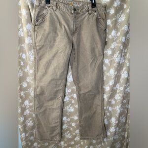 Carhartt Women’s size 12 regular original fit.  Great preowned condition